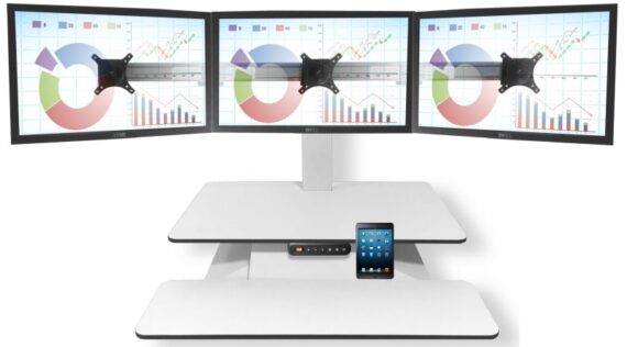 Standesk KEYBOARD VERSION WHITE WITH iPAD