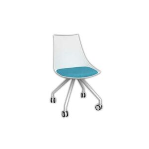Planet-White-Chair-with-Castor-Base