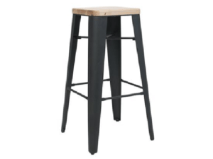 STOOL COGNAC V2 .75 Black(1)