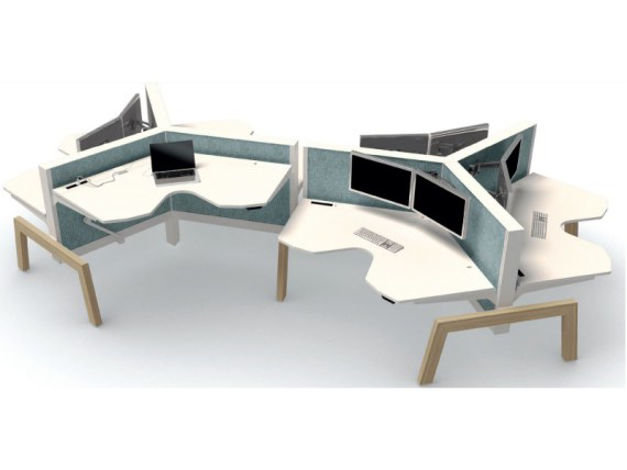 Max Hybrid Wing sit-stand desking