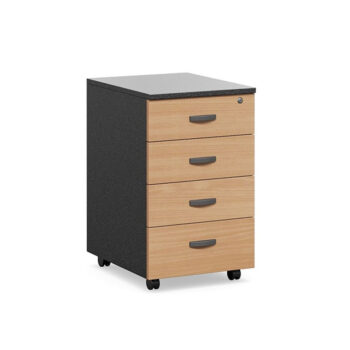 Accent Mobile Pedestal - 4 draw