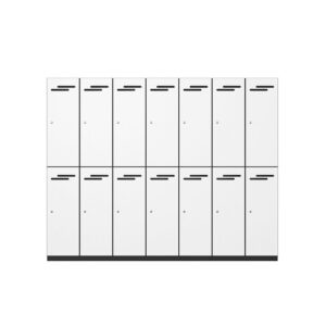 2 DOOR MELAMINE LOCKERS