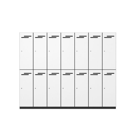 2 DOOR MELAMINE LOCKERS