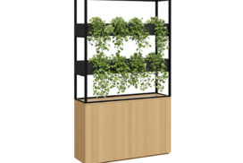 CAFE PLANTER WITH STORAGE