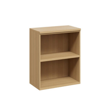 DESK HEIGHT STORAGE WITH TOP OPEN BOOKCASE