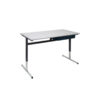 T LEG STUDENT DOUBLE DESK