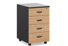 Accent Mobile Pedestal - 4 draw