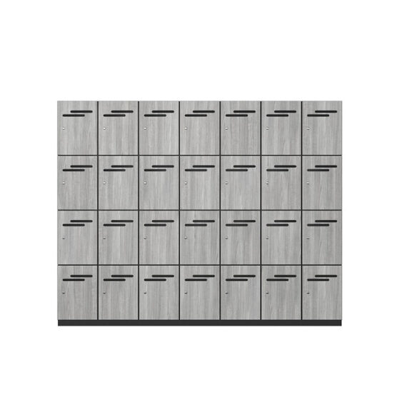 4 DOOR MELAMINE LOCKERS