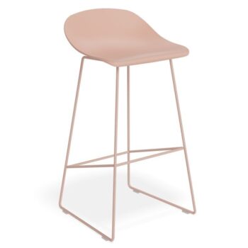 pink pop stool modern